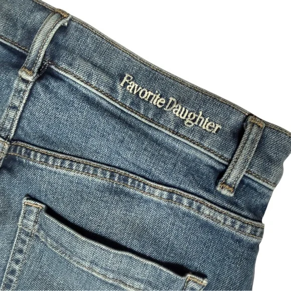 Favorite Daughter Jordie High Rise Straight Jeans 28x30 Made USA #FCJLBC5546 - Picture 12 of 15